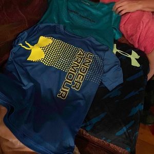 boys under armour shirts
